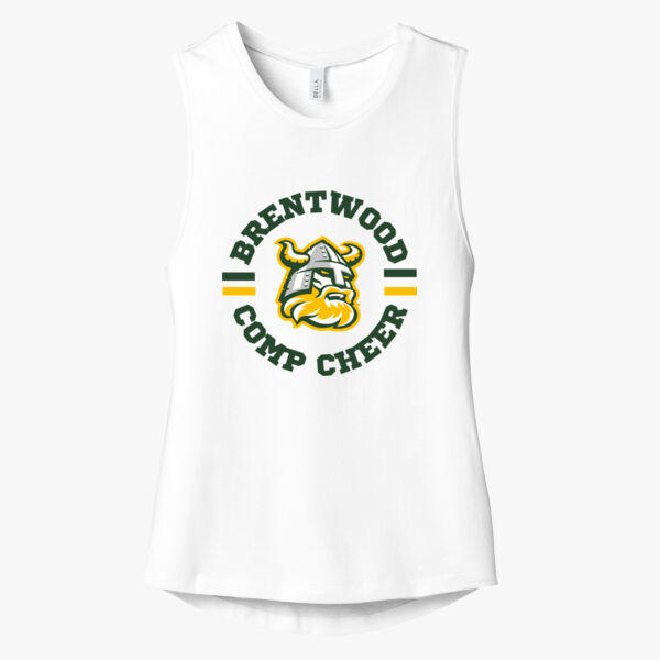 Women's Jersey Muscle Tank - White Thumbnail
