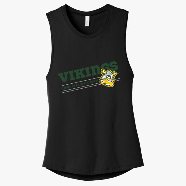 Women's Jersey Muscle Tank - Black Thumbnail