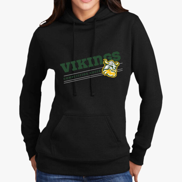 Ladies Core Fleece Pullover Hooded Sweatshirt Thumbnail
